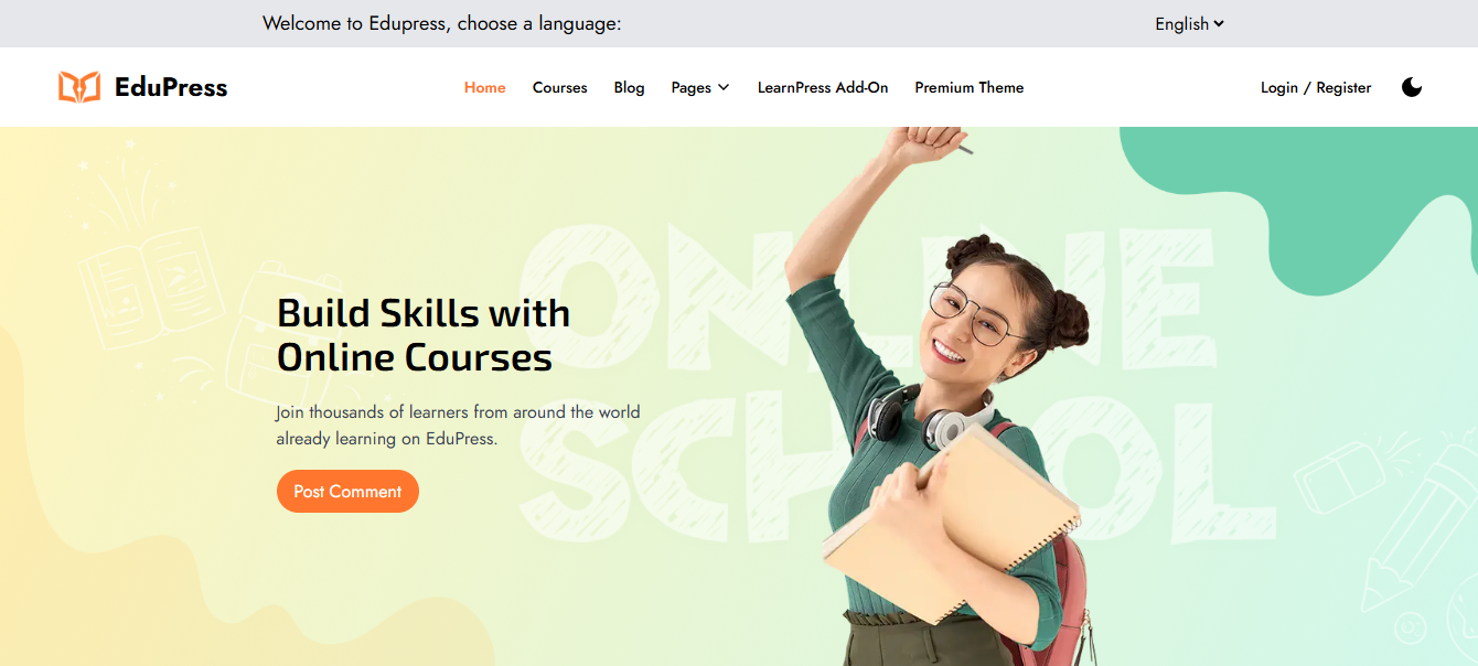 website eduPress online courses